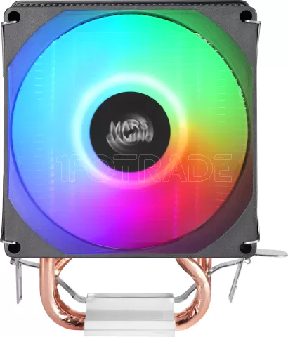 Photo de Ventilateur pour processeur Mars Gaming MCPUX2 RGB (Noir)