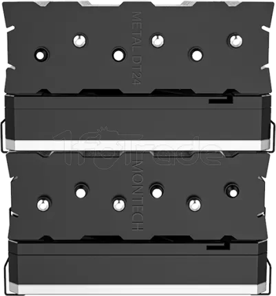 Photo de Ventilateur pour processeur Montech Metal DT24 Base (Noir)