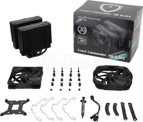 Photo de Ventilateur pour processeur Thermalright Frost Commander 140 (Noir)