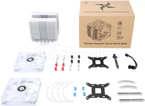 Photo de Ventilateur pour processeur Thermalright Peerless Assassin 120 SE ARGB (Blanc)