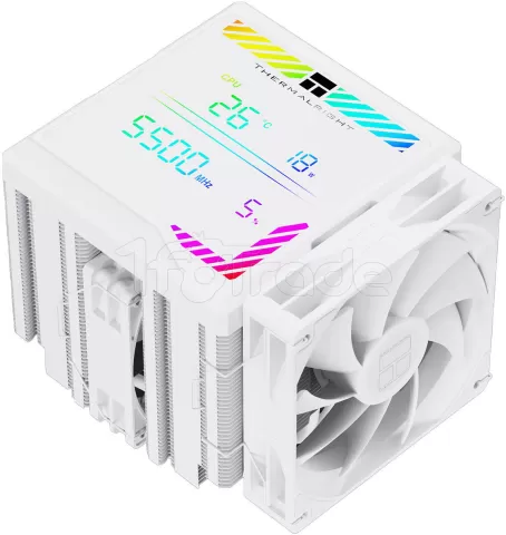 Photo de Ventilateur pour processeur Thermalright Peerless Assassin 140 Digital ARGB (Blanc)