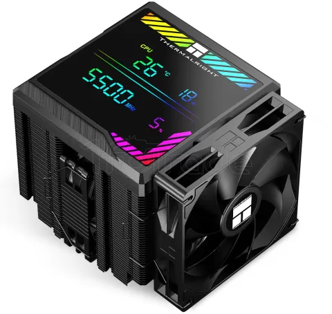 Photo de Ventilateur pour processeur Thermalright Peerless Assassin 140 Digital ARGB (Noir)