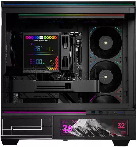 Photo de Ventilateur pour processeur Thermalright Peerless Assassin 140 Digital ARGB (Noir)