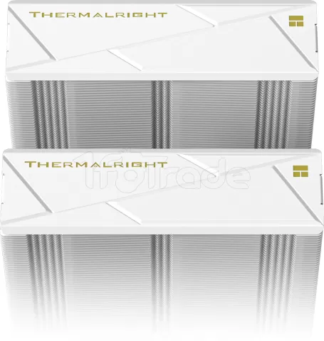 Photo de Ventilateur pour processeur Thermalright Royal Pretor 130 Ultra RGB (Blanc)