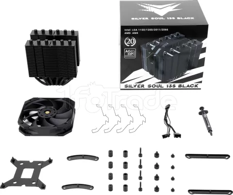 Photo de Ventilateur pour processeur Thermalright Silver Soul 135 (Noir)