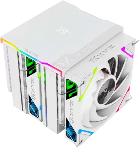Photo de Ventilateur pour processeur XYZ Thermax 6 Pro Duo RGB (Blanc)