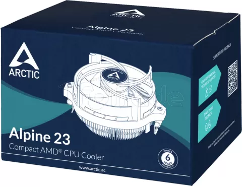 Photo de Ventilateur processeur Arctic Alpine 23 (Noir)