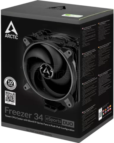 Photo de Ventilateur processeur Arctic Freezer 34 eSports Duo (Noir/Gris)