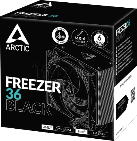 Photo de Ventilateur processeur Arctic Freezer 36 Black (Noir)