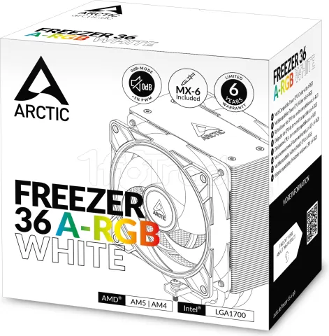 Photo de Ventilateur processeur Arctic Freezer 36 RGB (Blanc)