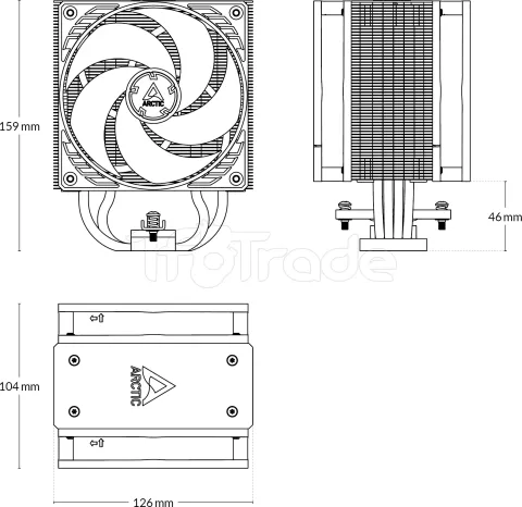 Photo de Ventilateur processeur Arctic Freezer 36 RGB (Blanc)