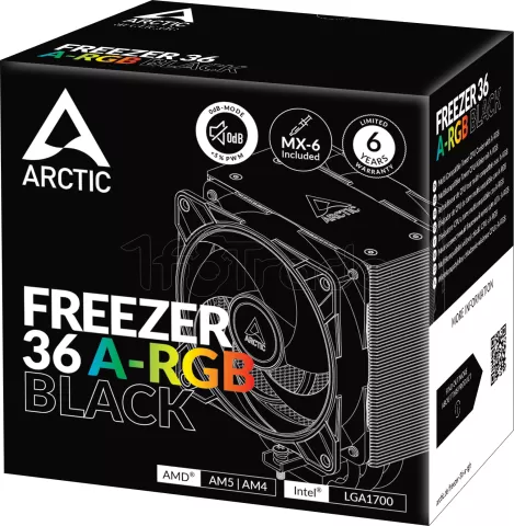 Photo de Ventilateur processeur Arctic Freezer 36 RGB (Noir)