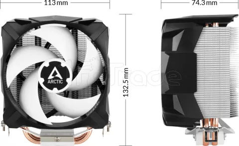 Photo de Ventilateur processeur Arctic Freezer 7 X (Noir)