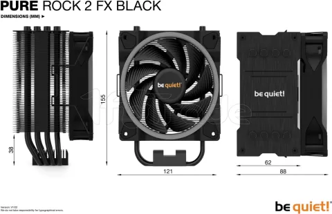 Photo de Ventilateur processeur Be Quiet Pure Rock 2 FX