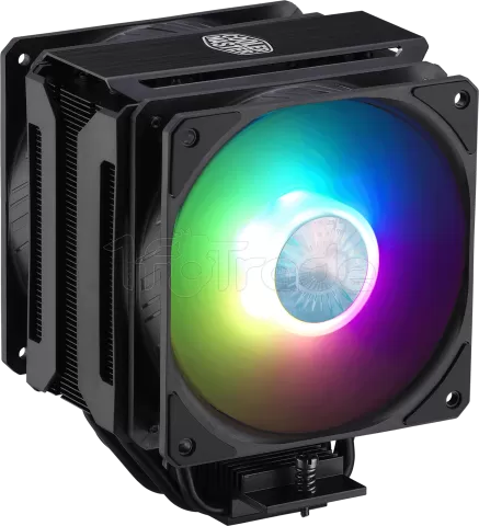 Photo de Ventilateur processeur Cooler Master MasterAir MA612 Stealth RGB (Noir)