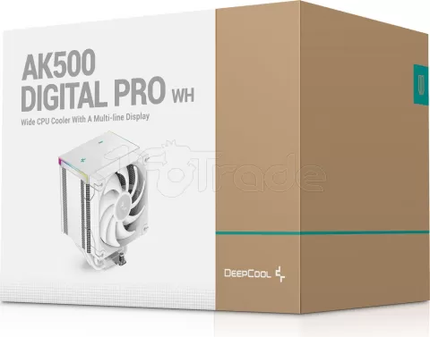 Photo de Ventilateur processeur DeepCool AK500 Digital Pro RGB (Blanc)