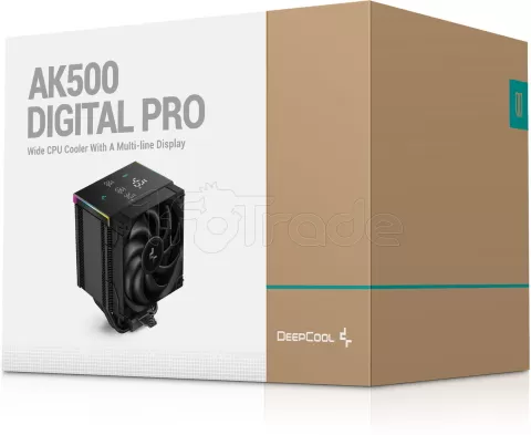 Photo de Ventilateur processeur DeepCool AK500 Digital Pro RGB (Noir)
