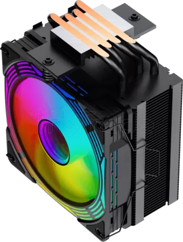 Photo de Ventilateur processeur Gamemax Ice force RGB (Noir)