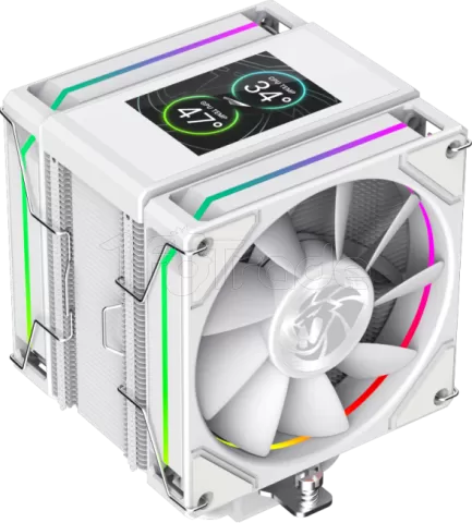 Photo de Ventilateur processeur Gamemax Sigma 620 LCD ARGB (Blanc)