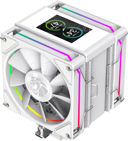 Photo de Ventilateur processeur Gamemax Sigma 620 LCD RGB (Blanc)