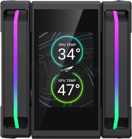 Photo de Ventilateur processeur Gamemax Sigma 620 LCD RGB (Noir)