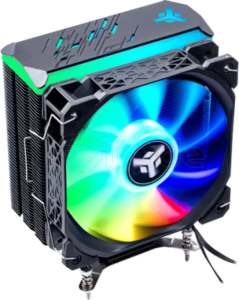 Photo de Ventilateur processeur iTek ICY-4HLA RGB (Noir)
