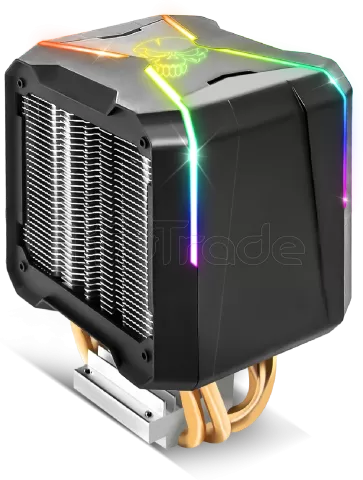 Photo de Ventilateur processeur Spirit of Gamer AirCooler Pro RGB (Noir)