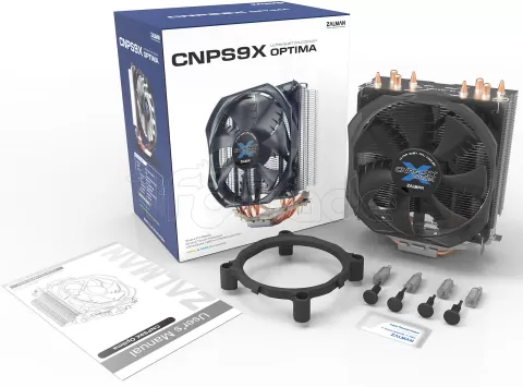 Photo de Ventilateur processeur Zalman CNPS9X Optima RGB (Noir)