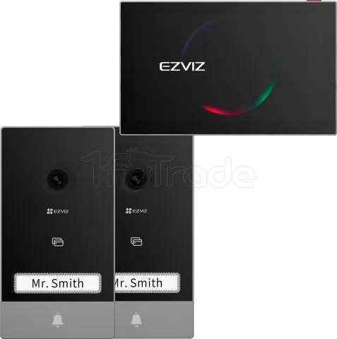 Photo de Visiophone connecté Ezviz Kit HP7 - Kit pour 2 entrées