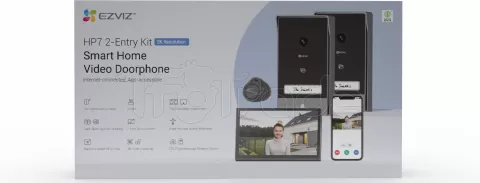 Photo de Visiophone connecté Ezviz Kit HP7 - Kit pour 2 entrées