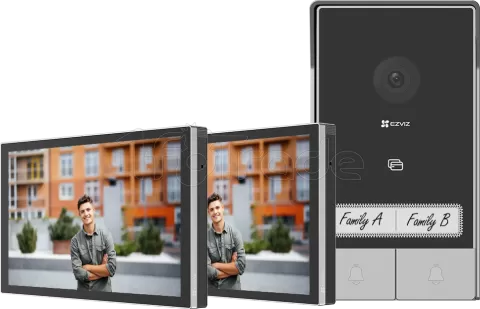 Photo de Visiophone connecté Ezviz Kit HP7 - Kit pour 2 familles