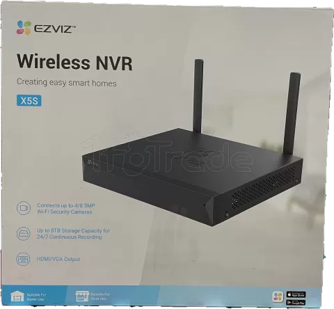 Photo de Visualiseur de caméra Ezviz WiFi NVR X5S (Noir)