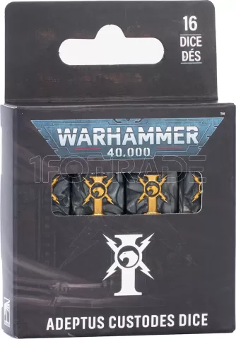 Photo de Warhammer 40k - Adeptus Custodes Dice Set