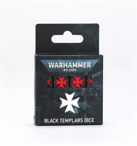 Photo de Warhammer 40k - Black Templars Dice Set (2025)