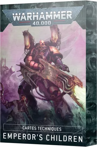 Photo de Warhammer 40k - Datacards V.10 Emperor's Children (Fr)