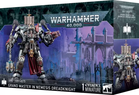 Photo de Warhammer 40k - Grey Knights Grand Maitre en Cuirassier Nemesis