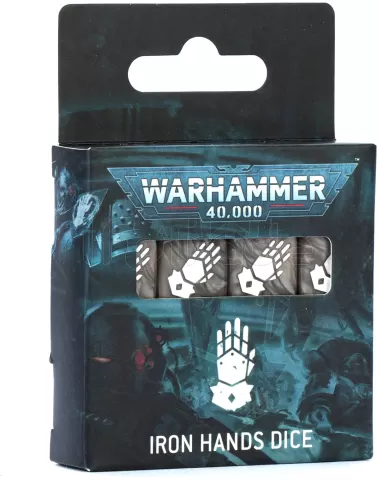 Photo de Warhammer 40k - Iron Hands Dice Set