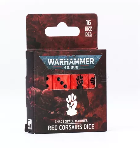 Photo de Warhammer 40k - SMC Red Corsairs Dice Set