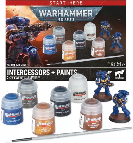 Photo de Warhammer 40k - Space Marines Paint Set