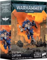 Photo de Warhammer 40k - Space Marines Primaris Capitaine avec Reacteur Dorsal et Bouclier Relique
