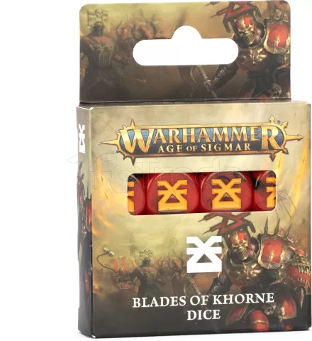 Photo de Warhammer AoS - Blades of Khorne Dice Set (V.4)