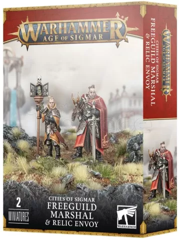Photo de Warhammer AoS - City of Sigmar Maréchal des Guildes Franches et Estafette Reliquaire