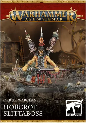 Photo de Warhammer AoS - Orruk Warclans Boss Egorgeur Hobgrot