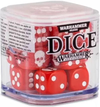 Photo de Warhammer Battle & 40k - Cube de Dés (Couleur Aléatoire)