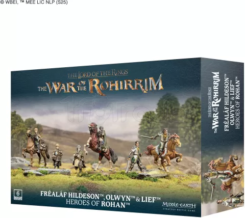 Photo de Warhammer Middle Earth - Frealaf Hildeson, Olwyn & Lief, Heros du Rohan