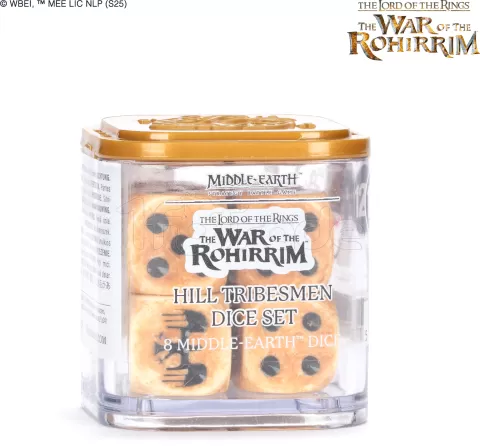 Photo de Warhammer Middle Earth - Hill Tribesmen Dice Set