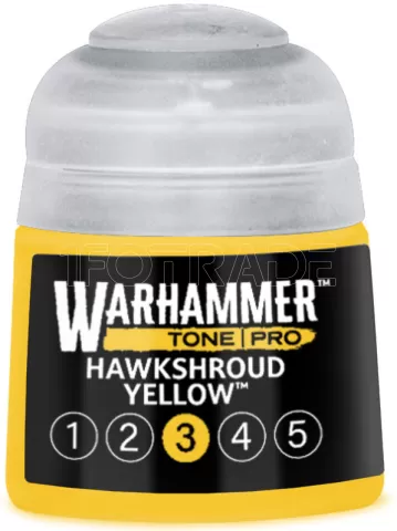 Photo de Warhammer Tone Pro - Hawkshroud Yellow 3 (12ml)