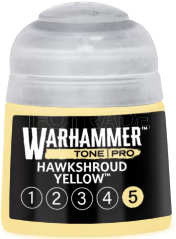 Photo de Warhammer Tone Pro - Hawkshroud Yellow 5 (12ml)