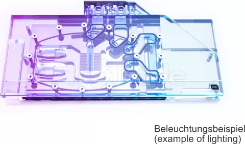 Photo de Waterblock GPU Alphacool Aurora Acryl GPX-N RTX 3090/3080 Suprim X