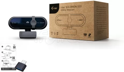 Photo de Webcam I-Tec Solomon 100 Full HD (Noir)